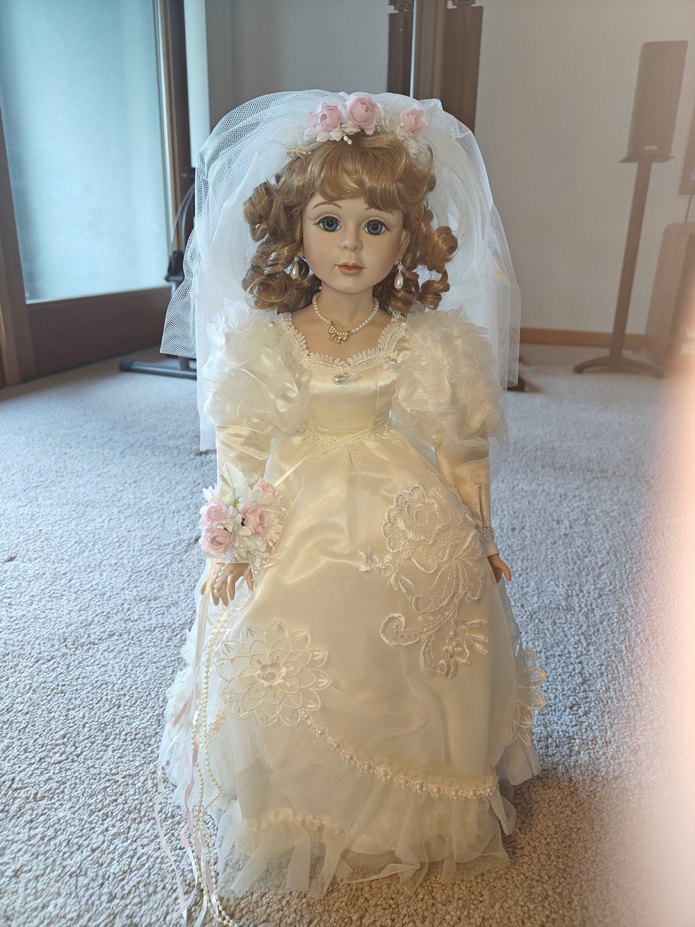 The Love Honors & Cherish Tiffany 24-inch Porcelain Bride Doll